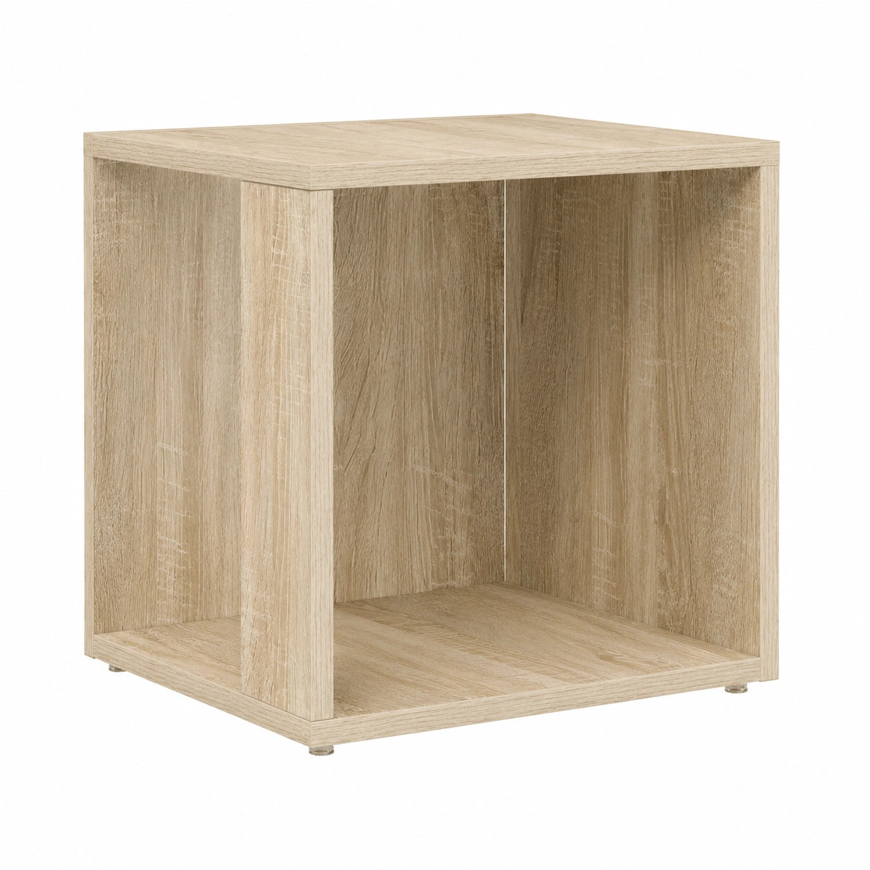Moderner Beistelltisch aus Holzwerkstoff in Sonoma-Eiche, 33x33x34,5cm
