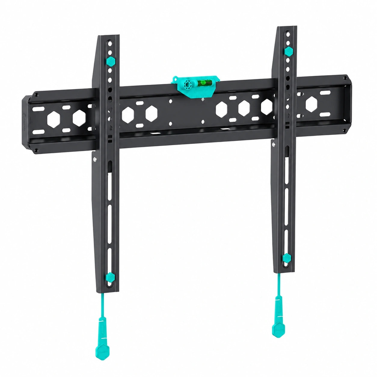 ONKRON Flache TV-Wandhalterung für 43-85 Zoll Fernseher bis 68 kg, Ultra Slim VESA 75x75-600x400, Universale Halterung in Schwarz