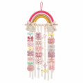 Mädchen Haarspangenhalter Regenbogen – Haarschmuck Organizer zur Dekoration, 25x75 cm